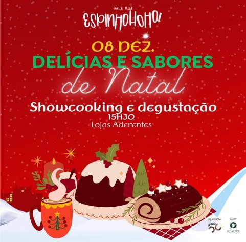 Showcooking e degustação "Delícias e Sabores de Natal"